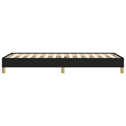 Black Fabric Single Bed Frame 90x190 cm - Mattress Not Included