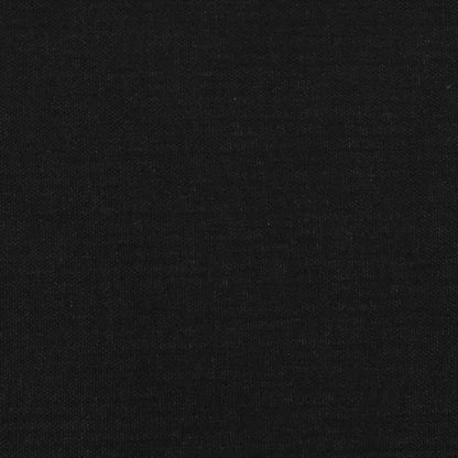 Black Fabric Single Bed Frame 90x190 cm - Mattress Not Included