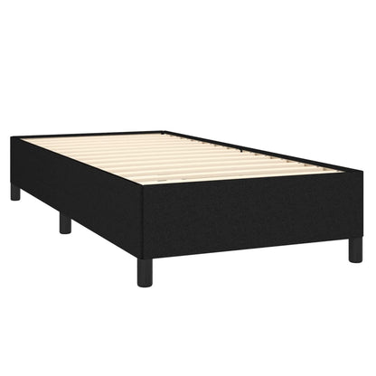 Bed Frame without Mattress Black 90x190 cm Single Single Fabric