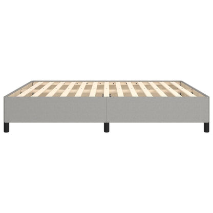 Light Grey Super King Fabric Bed Frame - No Mattress Included
