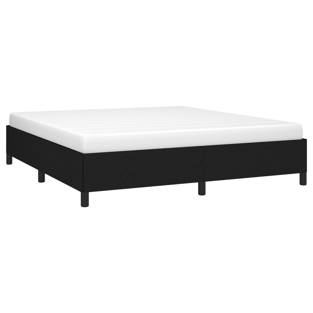 Black Fabric Super King Bed Frame 180x200 cm (No Mattress)