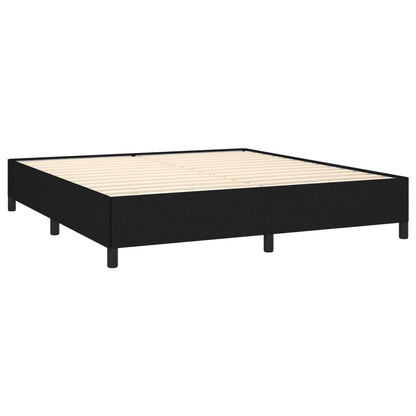 Black Fabric Super King Bed Frame 180x200 cm (No Mattress)