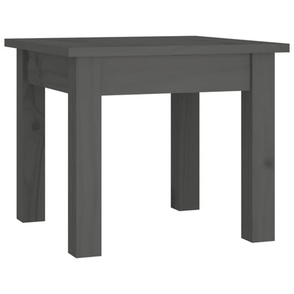 Coffee Table Grey 35x35x30 cm Solid Wood Pine