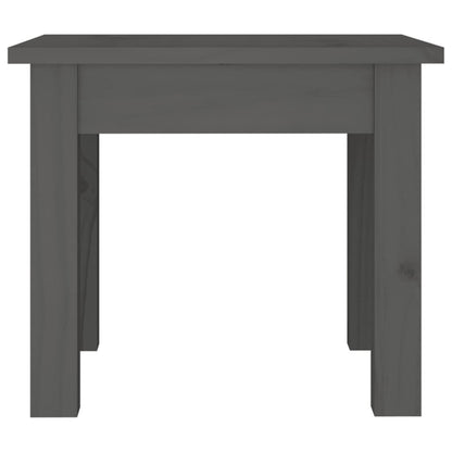 Coffee Table Grey 35x35x30 cm Solid Wood Pine