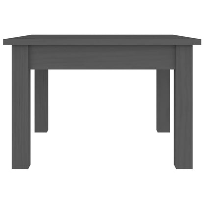 Coffee Table Grey 45x45x30 cm Solid Wood Pine