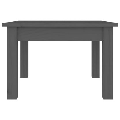 Coffee Table Grey 45x45x30 cm Solid Wood Pine