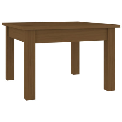 Coffee Table Honey Brown 45x45x30 cm Solid Wood Pine