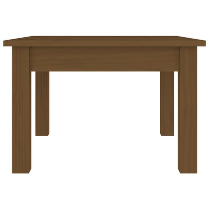 Coffee Table Honey Brown 45x45x30 cm Solid Wood Pine
