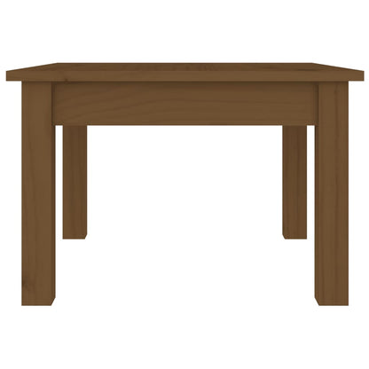 Coffee Table Honey Brown 45x45x30 cm Solid Wood Pine