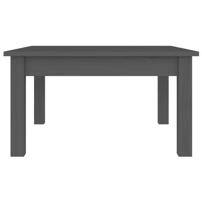 Coffee Table Grey 55x55x30 cm Solid Wood Pine