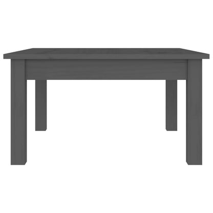 Coffee Table Grey 55x55x30 cm Solid Wood Pine