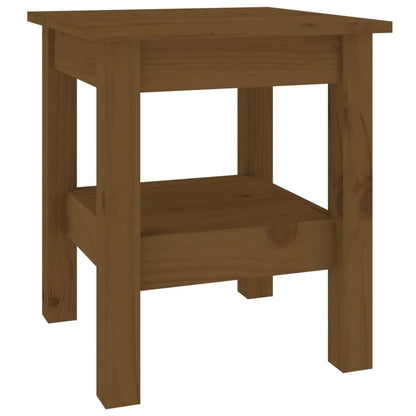 Coffee Table Honey Brown 35x35x40 cm Solid Wood Pine