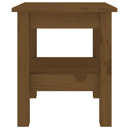 Coffee Table Honey Brown 35x35x40 cm Solid Wood Pine