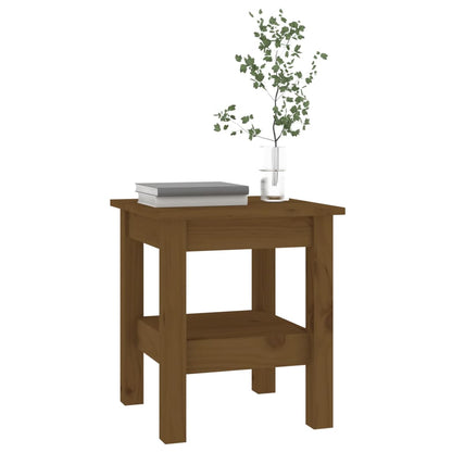 Coffee Table Honey Brown 35x35x40 cm Solid Wood Pine