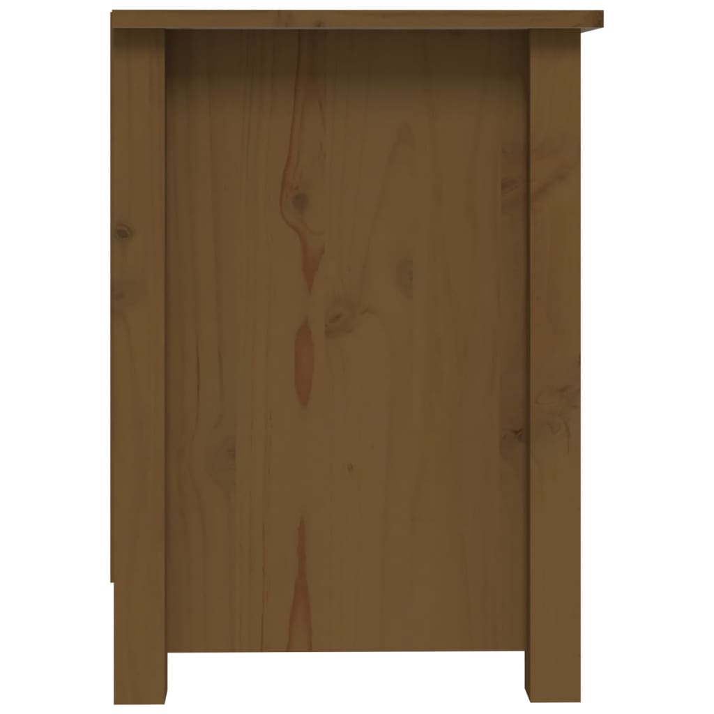 TV Cabinet Honey Brown 103x36.5x52 cm Solid Wood Pine