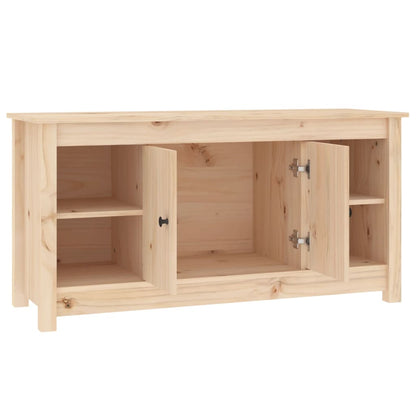 TV Cabinet 103x36,5x52 cm Solid Wood Pine