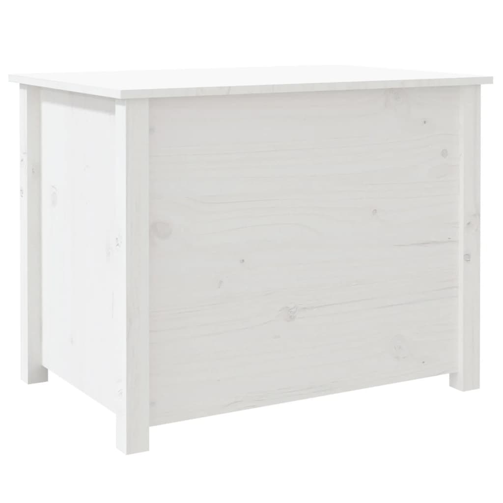 Coffee Table White 71x49x55 cm Solid Wood Pine