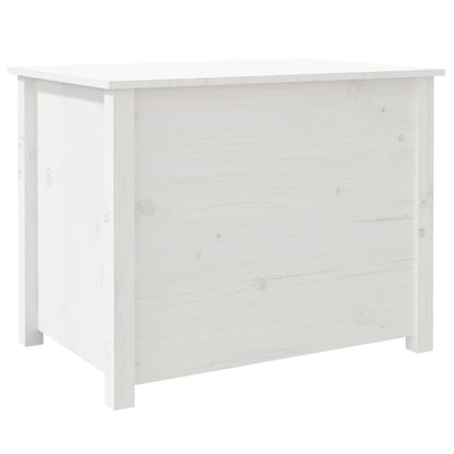 Coffee Table White 71x49x55 cm Solid Wood Pine