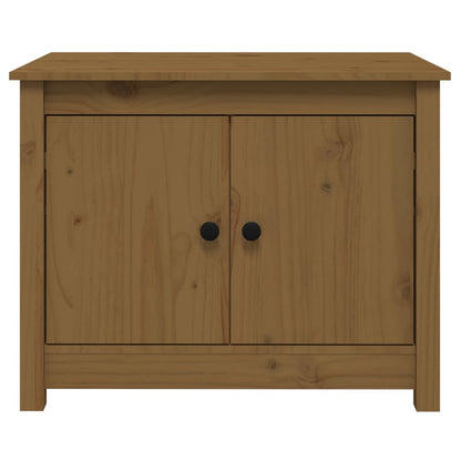 Coffee Table Honey Brown 71x49x55 cm Solid Wood Pine