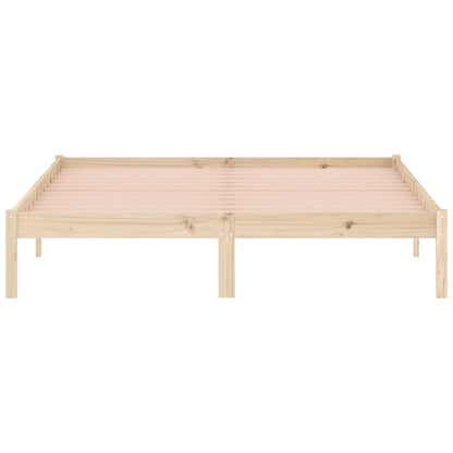 Solid Pine Queen Bed Frame 152x203 cm - No Mattress Included