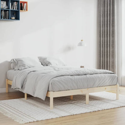 Solid Pine Queen Bed Frame 152x203 cm - No Mattress Included