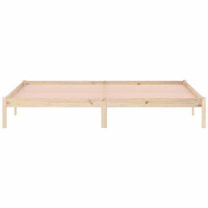 Solid Pine King Bed Frame 193x203 cm - No Mattress Included