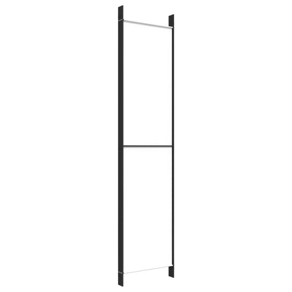 White 5-Panel Fabric Room Divider, 250x220 cm