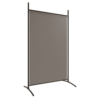 Anthracite Fabric 2-Panel Room Divider, 348x180 cm
