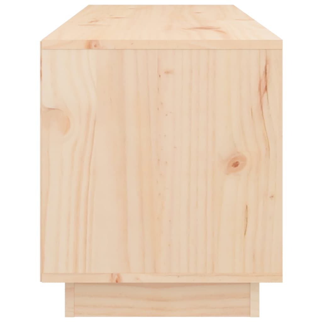 TV Cabinet 105x34x40 cm Solid Wood Pine