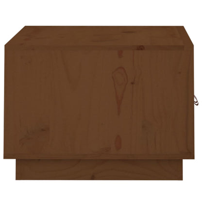 Coffee Table Honey Brown 80x50x35 cm Solid Wood Pine