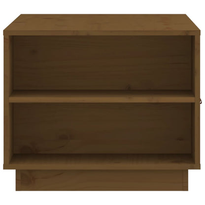 Coffee Table Honey Brown 100x50x41 cm Solid Wood Pine