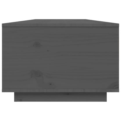 Coffee Table Grey 80x50x35.5 cm Solid Wood Pine