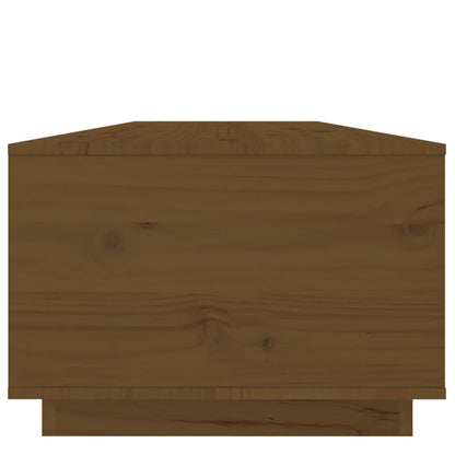 Coffee Table Honey Brown 100x50x35 cm Solid Wood Pine