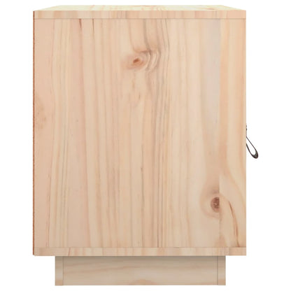Solid Pine Bedside Cabinets 2pcs, 40x34x45cm, Natural Wood Finish