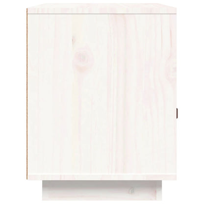 Solid Pine Bedside Cabinets 2pcs - White 40x34x45 cm
