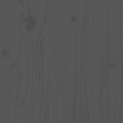 Grey Solid Pine Bedside Cabinets - Set of 2, 40x34x55 cm