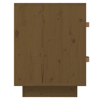 Honey Brown Solid Pine Bedside Cabinets 2 pcs - 40x34x45 cm