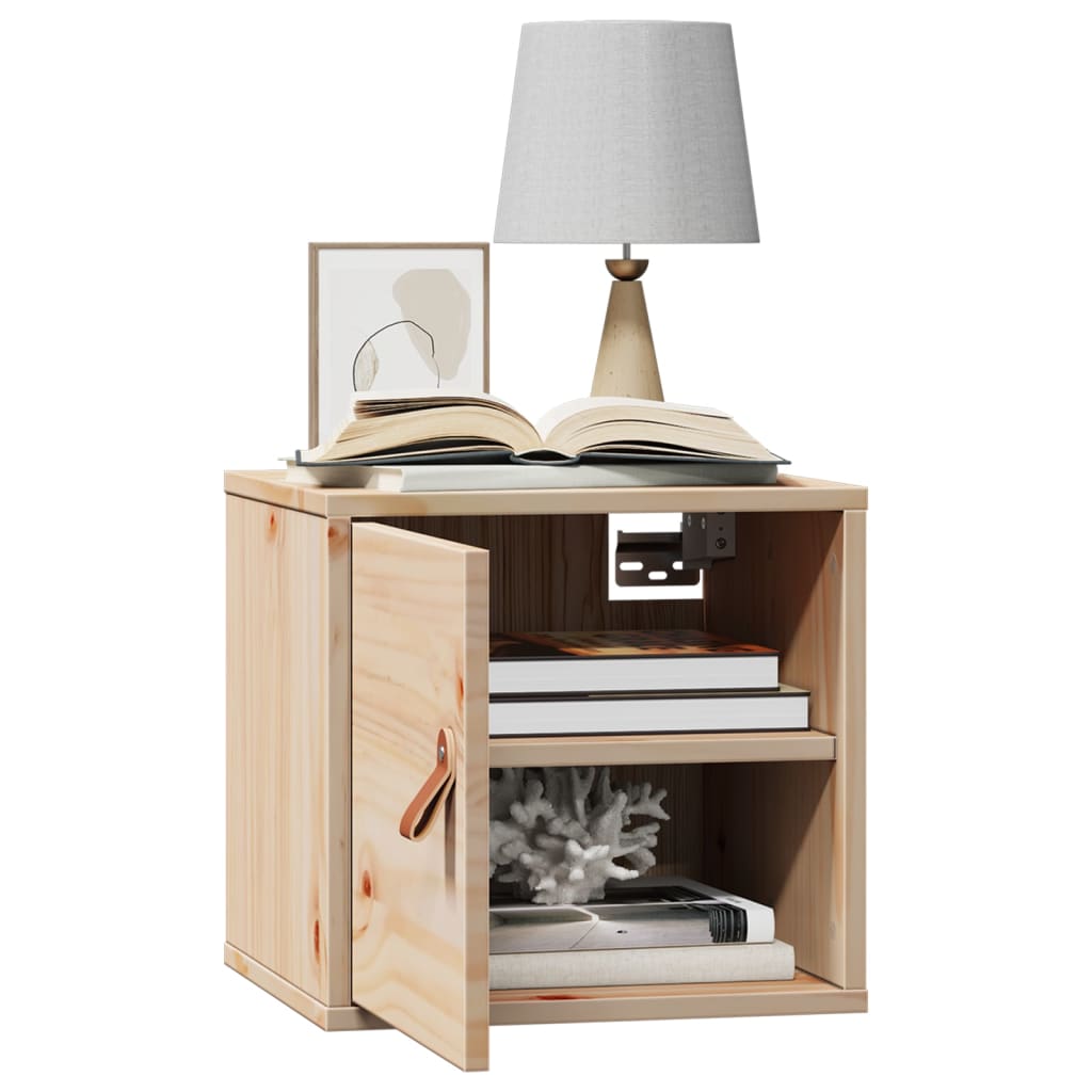 Wall Cabinet 31.5x30x30 cm Solid Wood Pine