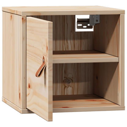 Wall Cabinet 31.5x30x30 cm Solid Wood Pine