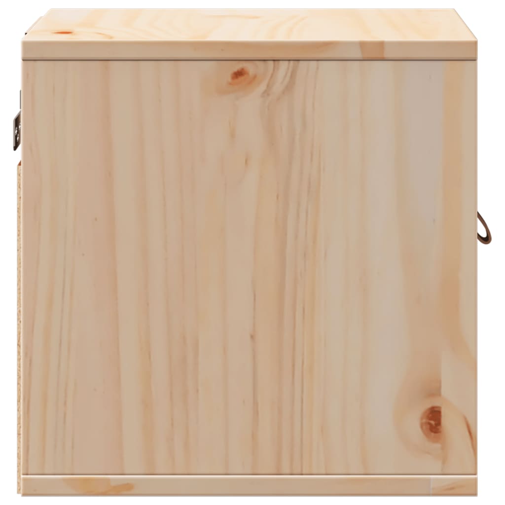 Wall Cabinet 31.5x30x30 cm Solid Wood Pine