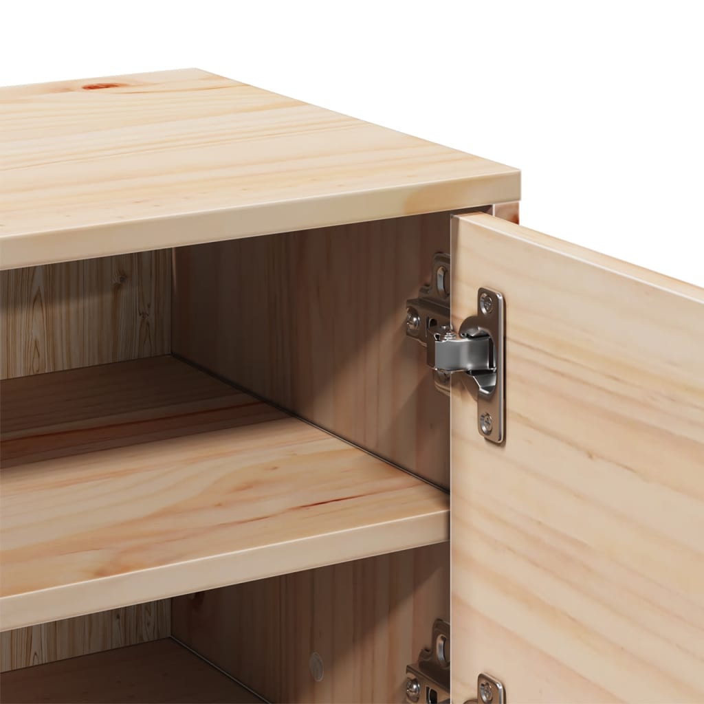 Wall Cabinet 31.5x30x30 cm Solid Wood Pine