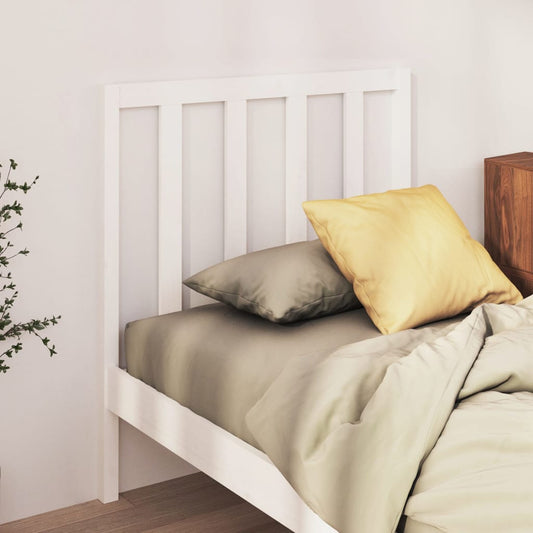 Solid Pine White Headboard - 95x4x100 cm | Stylish & Durable