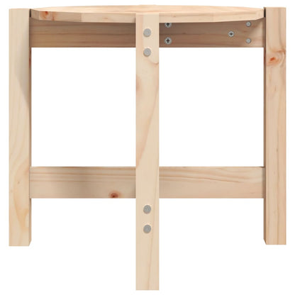 Coffee Table Ø 52.5x45 cm Solid Wood Pine