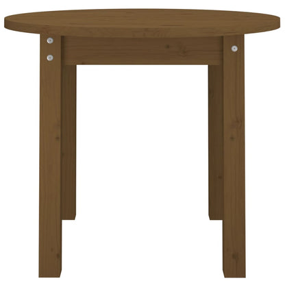 Coffee Table Honey Brown Ø 55x45 cm Solid Wood Pine