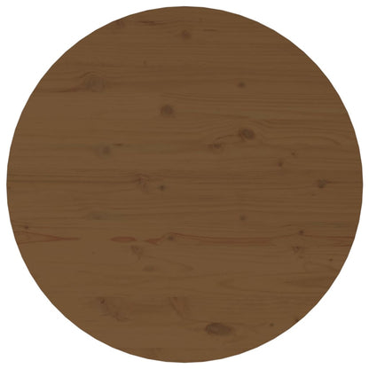 Coffee Table Honey Brown Ø 55x45 cm Solid Wood Pine