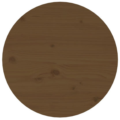 Coffee Table Honey Brown Ø 45x40 cm Solid Wood Pine