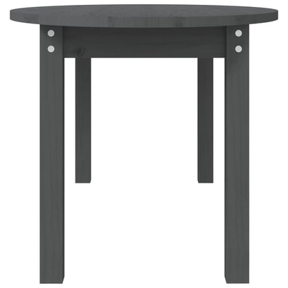Coffee Table Grey 110x55x45 cm Solid Wood Pine