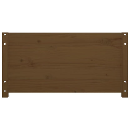 Solid Wood Pine Day Bed, Honey Brown, 80x200 cm - No Mattress