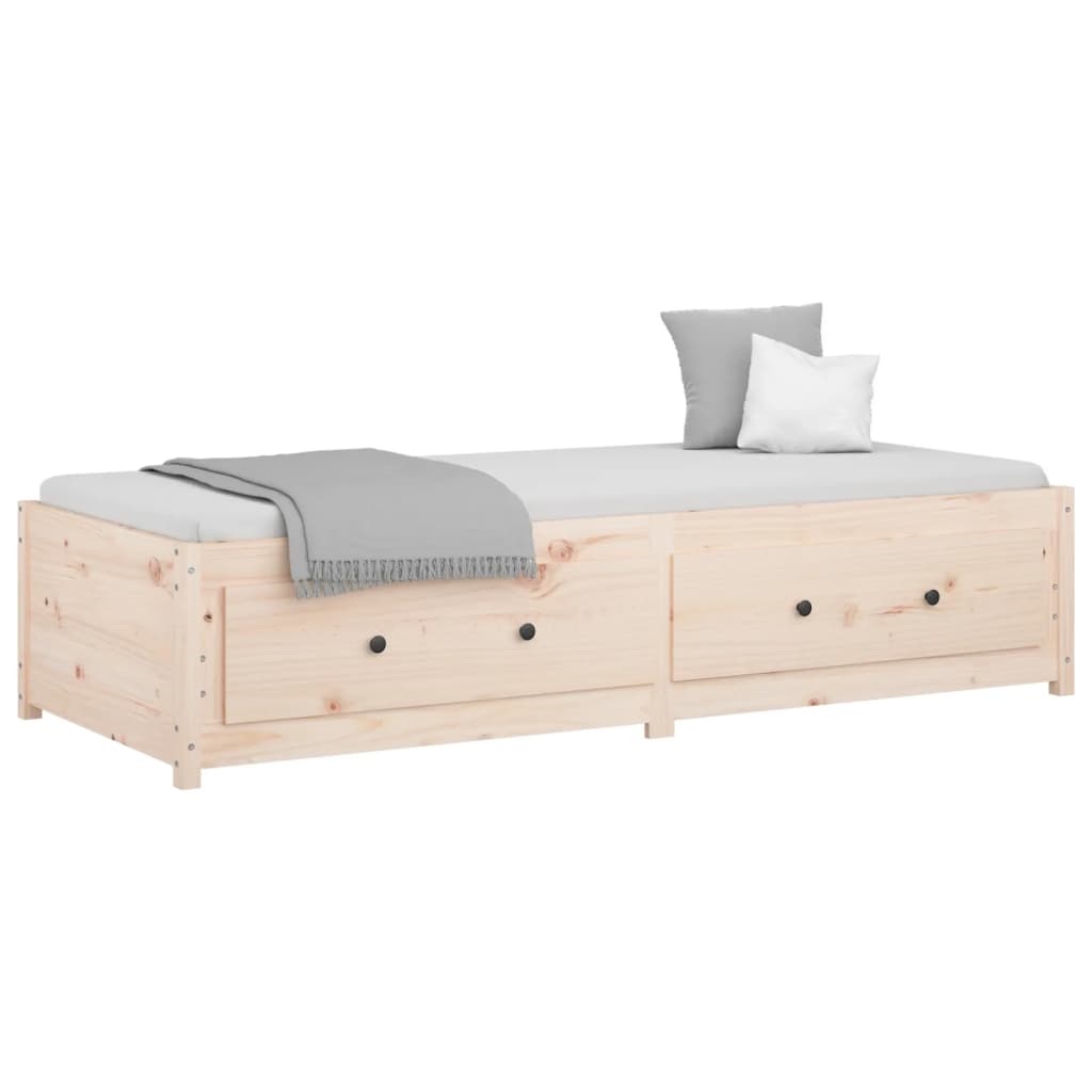 Solid Pine Day Bed Frame 90x200 cm - No Mattress Included