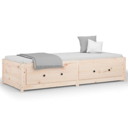 Solid Pine Wood Day Bed Frame 90x190 cm - No Mattress Included